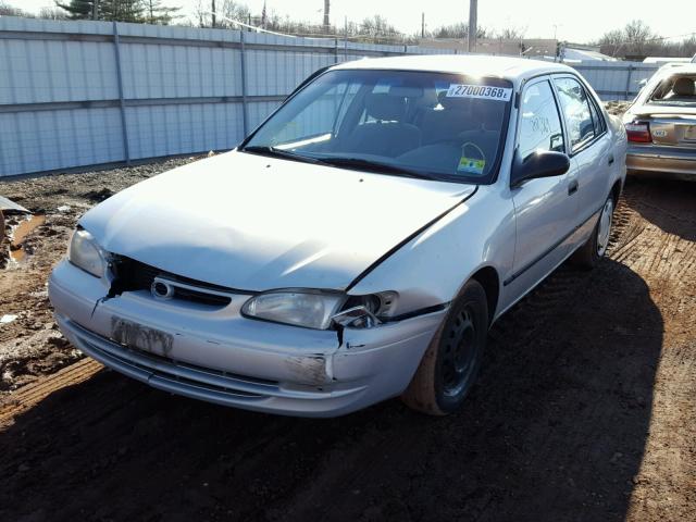 1NXBR12E5YZ392244 - 2000 TOYOTA COROLLA VE SILVER photo 2