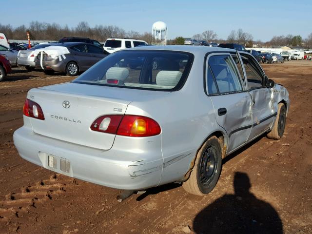 1NXBR12E5YZ392244 - 2000 TOYOTA COROLLA VE SILVER photo 4