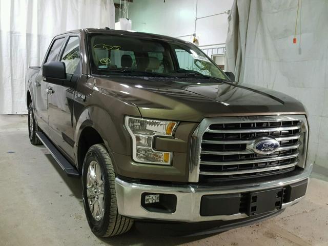 1FTEW1CF0FKF15197 - 2015 FORD F150 SUPER GRAY photo 1