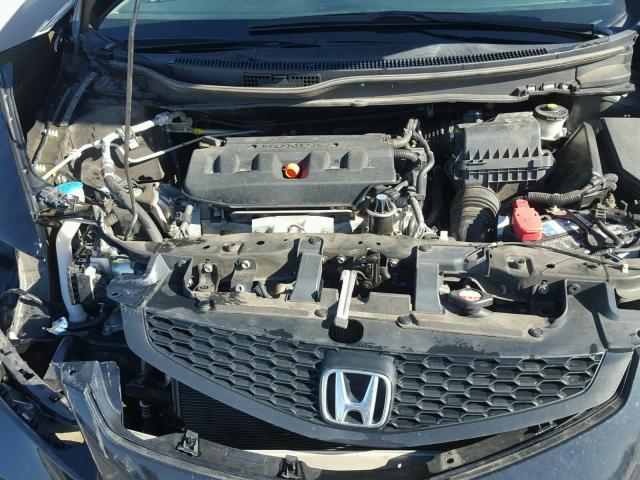 2HGFG3B50CH507627 - 2012 HONDA CIVIC LX BLACK photo 7