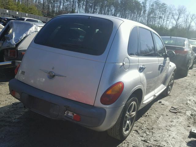 3C8FY4BB91T612774 - 2001 CHRYSLER PT CRUISER SILVER photo 4