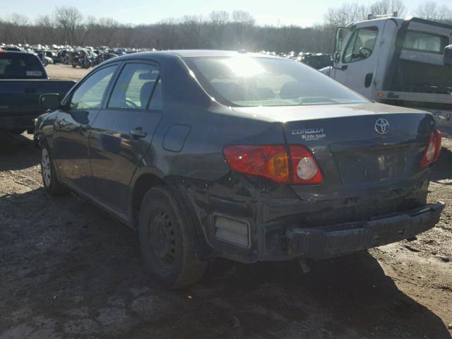 1NXBU40E29Z145302 - 2009 TOYOTA COROLLA BA GRAY photo 3