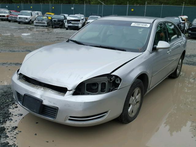 2G1WT58K479172934 - 2007 CHEVROLET IMPALA LT SILVER photo 2