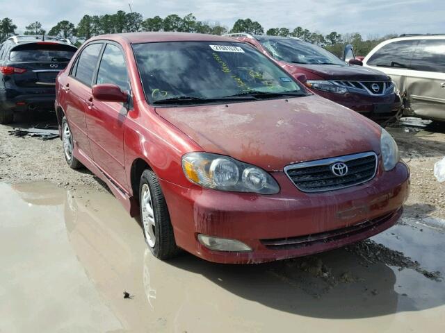 1NXBR32E05Z351401 - 2005 TOYOTA COROLLA CE RED photo 1