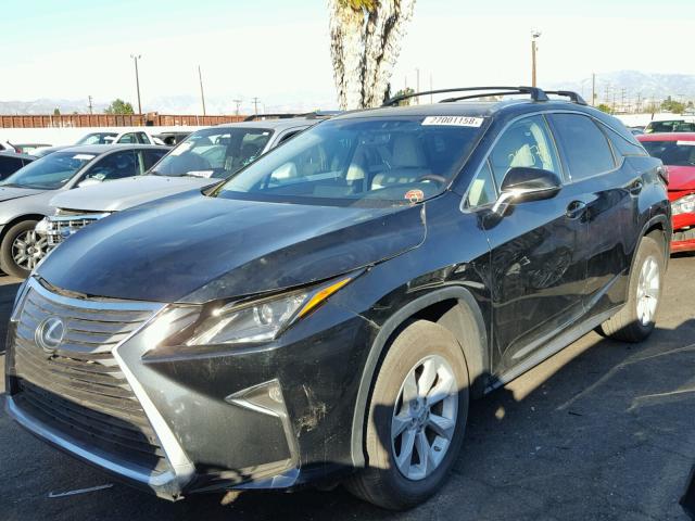 2T2ZZMCA1GC005549 - 2016 LEXUS RX 350 BLACK photo 2