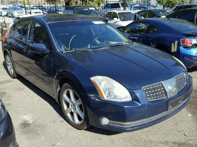 1N4BA41E84C850055 - 2004 NISSAN MAXIMA SE BLUE photo 1