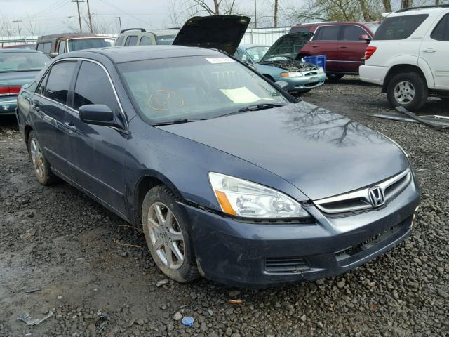 1HGCM66516A010435 - 2006 HONDA ACCORD EX GRAY photo 1