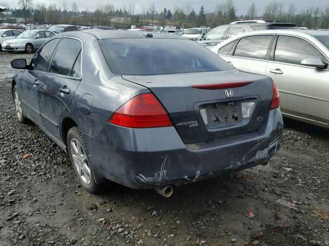 1HGCM66516A010435 - 2006 HONDA ACCORD EX GRAY photo 3