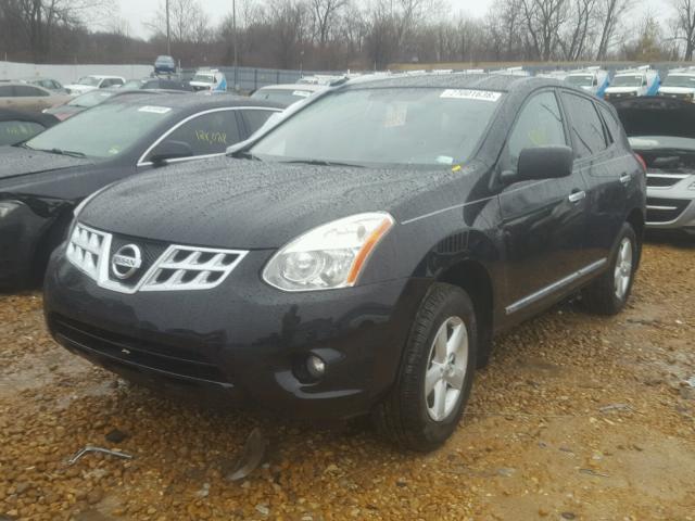 JN8AS5MT9CW274366 - 2012 NISSAN ROGUE S BLACK photo 2