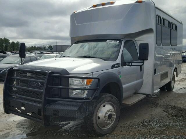 1FDGF5HT6BEC64009 - 2011 FORD F550 SUPER SILVER photo 2