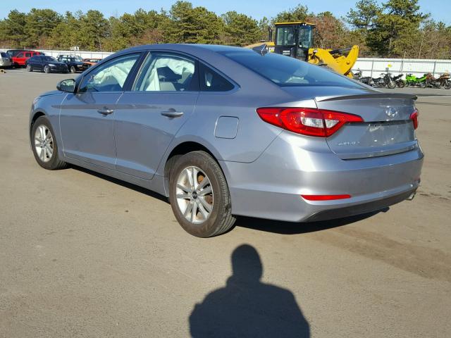 5NPE24AFXHH548337 - 2017 HYUNDAI SONATA SE SILVER photo 3