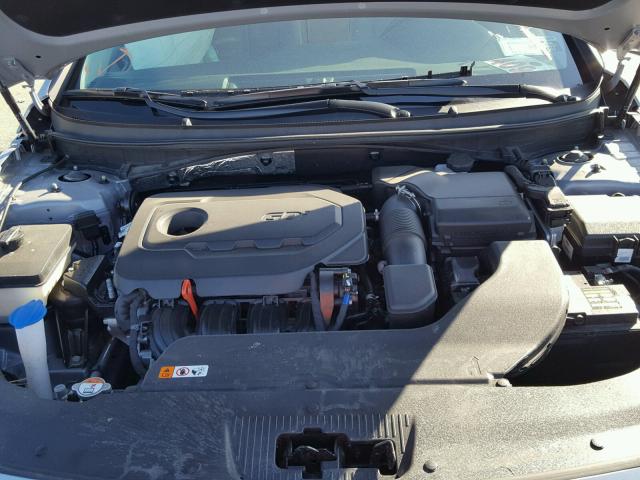 5NPE24AFXHH548337 - 2017 HYUNDAI SONATA SE SILVER photo 7