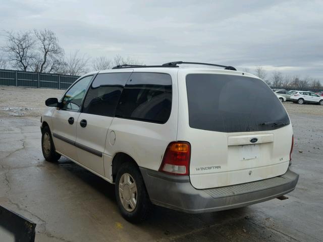 2FMDA5140YBA47645 - 2000 FORD WINDSTAR L WHITE photo 3