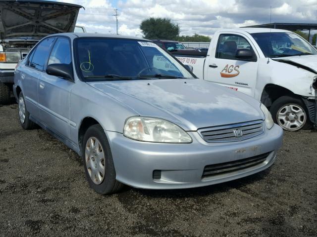 2HGEJ661XYH546075 - 2000 HONDA CIVIC BASE SILVER photo 1
