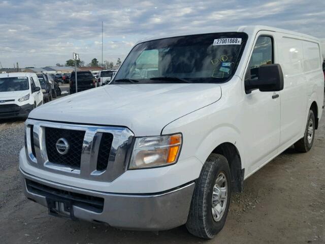 1N6BF0KY5DN108307 - 2013 NISSAN NV 1500 WHITE photo 2