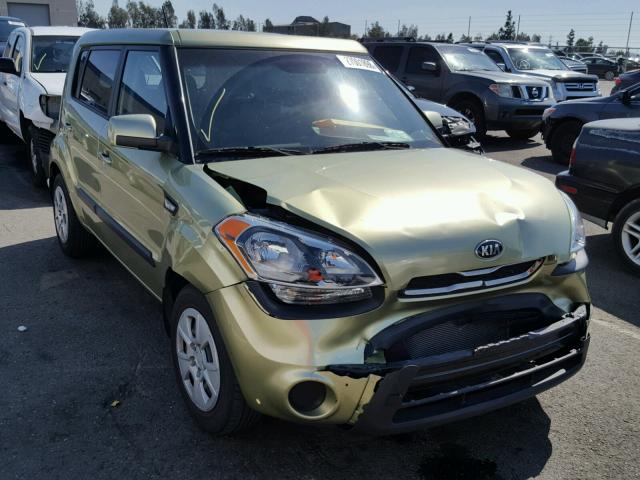 KNDJT2A5XD7614035 - 2013 KIA SOUL GREEN photo 1