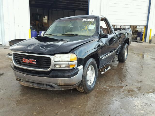 1GTEC14TXXE541335 - 1999 GMC NEW SIERRA BLACK photo 2