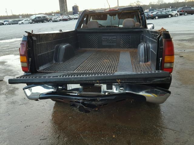 1GTEC14TXXE541335 - 1999 GMC NEW SIERRA BLACK photo 6