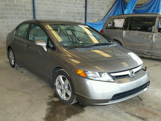 1HGFA16897L047211 - 2007 HONDA CIVIC EX BEIGE photo 1