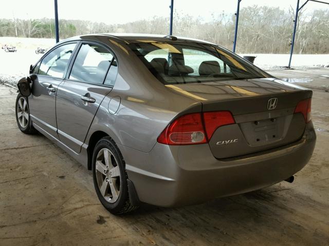 1HGFA16897L047211 - 2007 HONDA CIVIC EX BEIGE photo 3