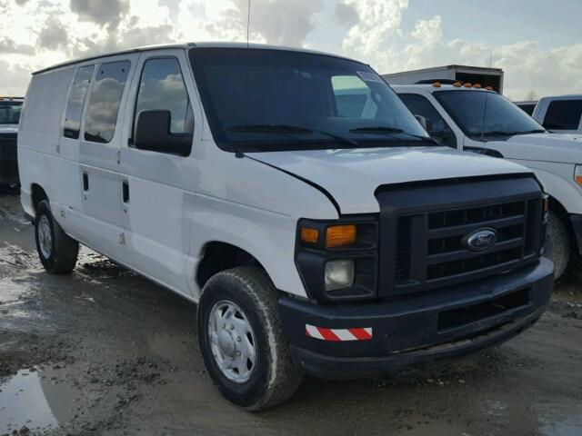 1FTNE24L89DA70147 - 2009 FORD ECONOLINE WHITE photo 1