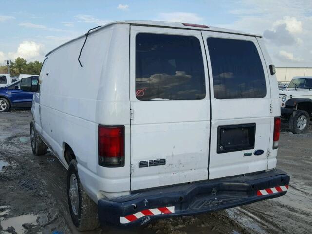 1FTNE24L89DA70147 - 2009 FORD ECONOLINE WHITE photo 3