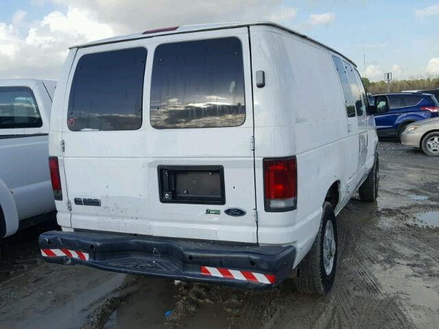 1FTNE24L89DA70147 - 2009 FORD ECONOLINE WHITE photo 4