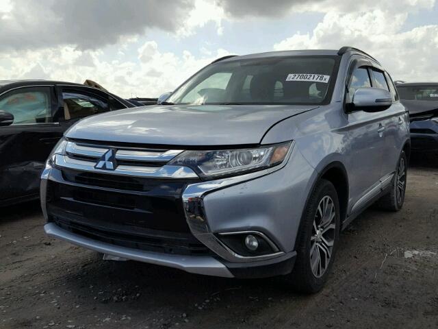 JA4AD3A35GZ000661 - 2016 MITSUBISHI OUTLANDER GRAY photo 2