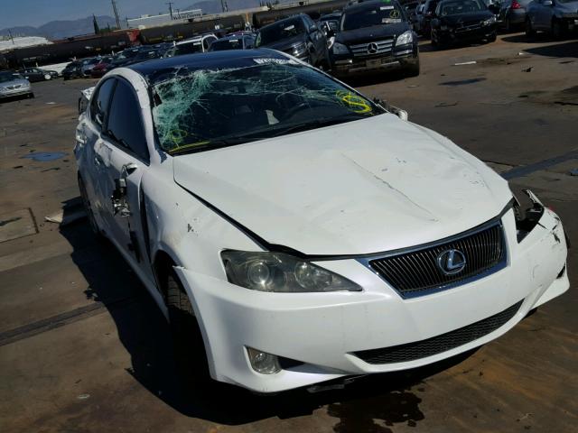 JTHBE262482015310 - 2008 LEXUS IS 350 WHITE photo 1