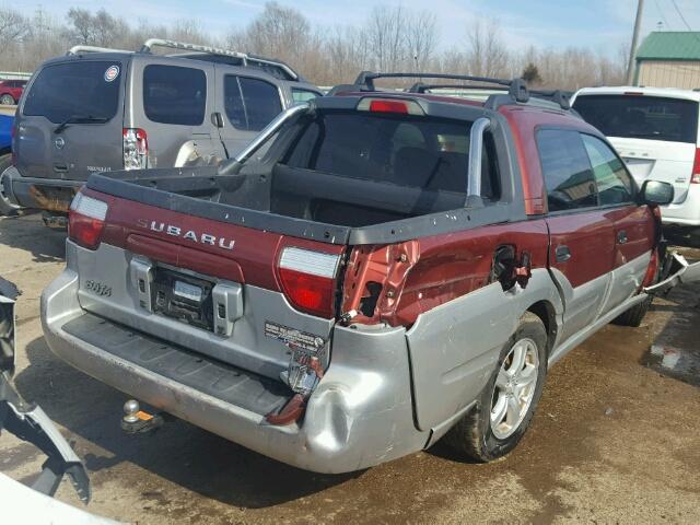 4S4BT62C236112127 - 2003 SUBARU BAJA SPORT TWO TONE photo 4