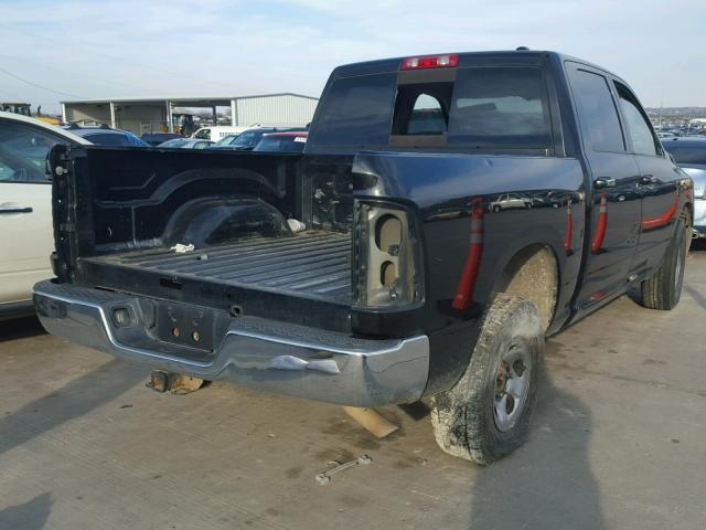 1D3HV13P29S765724 - 2009 DODGE RAM 1500 BLACK photo 4