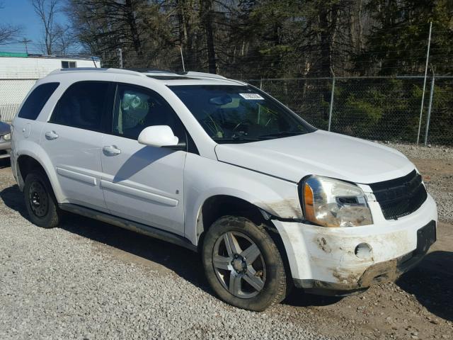 2CNDL73F376251593 - 2007 CHEVROLET EQUINOX LT WHITE photo 1