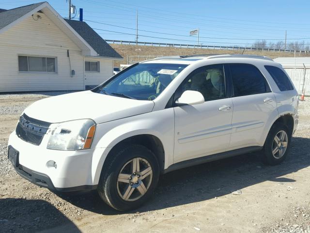 2CNDL73F376251593 - 2007 CHEVROLET EQUINOX LT WHITE photo 2