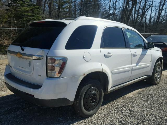 2CNDL73F376251593 - 2007 CHEVROLET EQUINOX LT WHITE photo 4