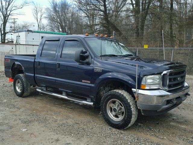 1FTNW21P73ED44010 - 2003 FORD F250 SUPER BLUE photo 1