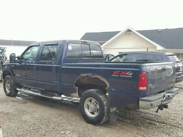 1FTNW21P73ED44010 - 2003 FORD F250 SUPER BLUE photo 3