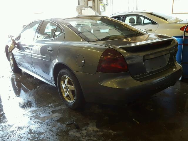 2G2WS522441335552 - 2004 PONTIAC GRAND PRIX GRAY photo 3