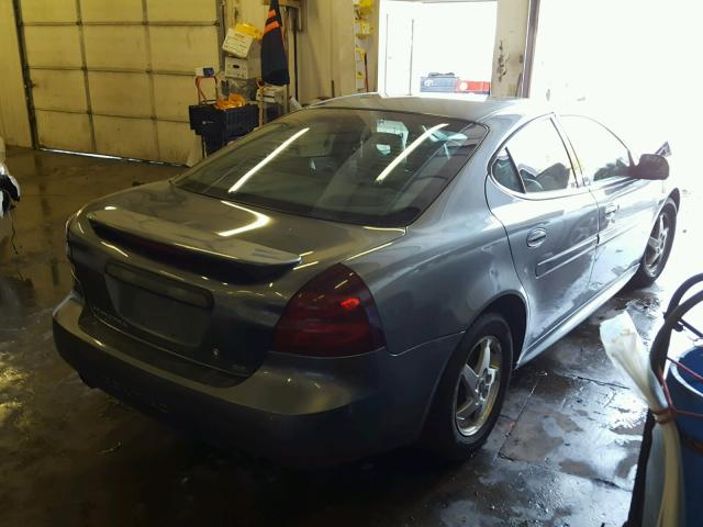 2G2WS522441335552 - 2004 PONTIAC GRAND PRIX GRAY photo 4