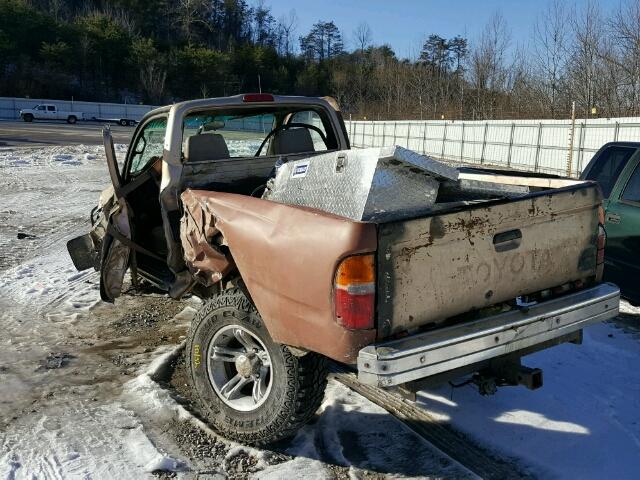 4TAPM62N7TZ158569 - 1996 TOYOTA TACOMA GOLD photo 3