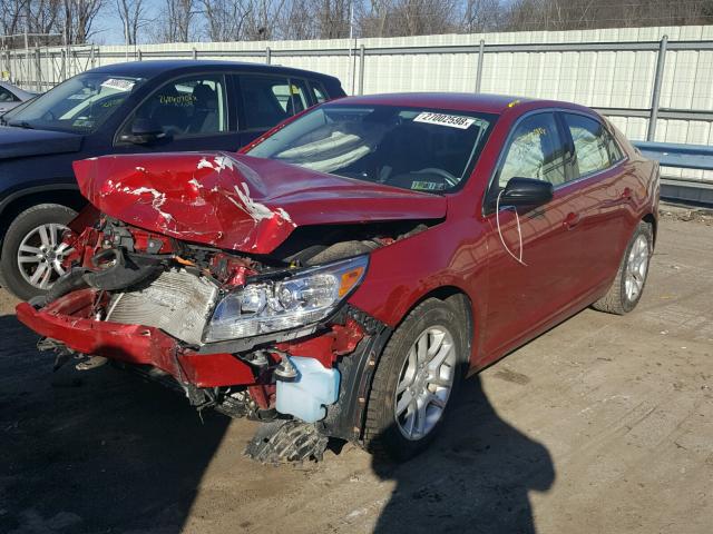 1G11D5RR4DF103358 - 2013 CHEVROLET MALIBU 1LT BURGUNDY photo 2