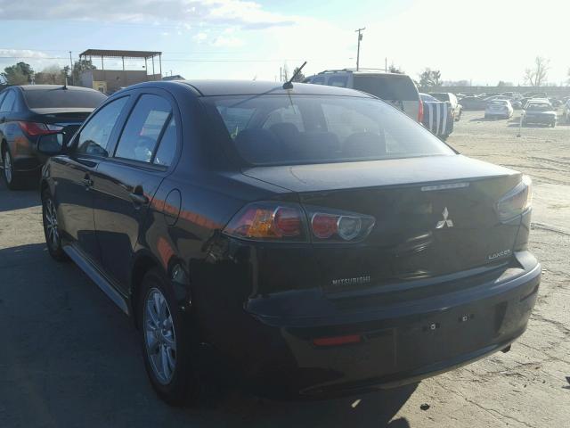 JA32U2FU4DU007338 - 2013 MITSUBISHI LANCER ES/ BLACK photo 3