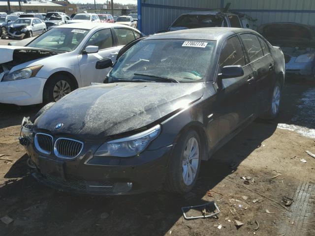 WBANV93509C133885 - 2009 BMW 535 XI BLACK photo 2