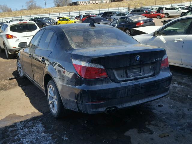 WBANV93509C133885 - 2009 BMW 535 XI BLACK photo 3