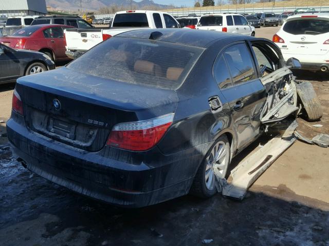 WBANV93509C133885 - 2009 BMW 535 XI BLACK photo 4