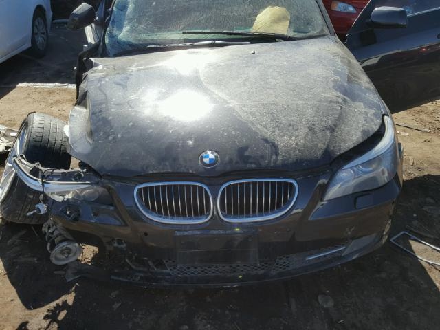 WBANV93509C133885 - 2009 BMW 535 XI BLACK photo 7