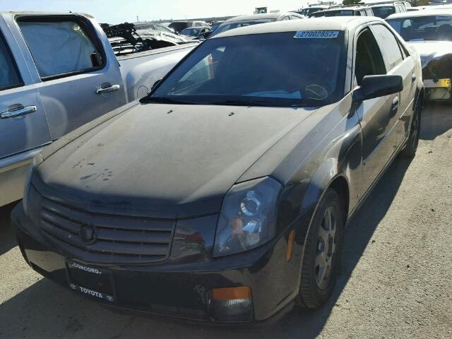 1G6DM57T870155301 - 2007 CADILLAC CTS BLACK photo 2