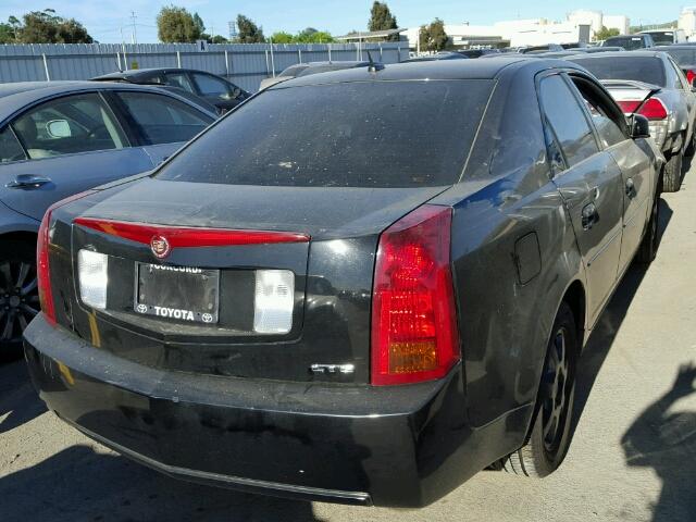 1G6DM57T870155301 - 2007 CADILLAC CTS BLACK photo 4