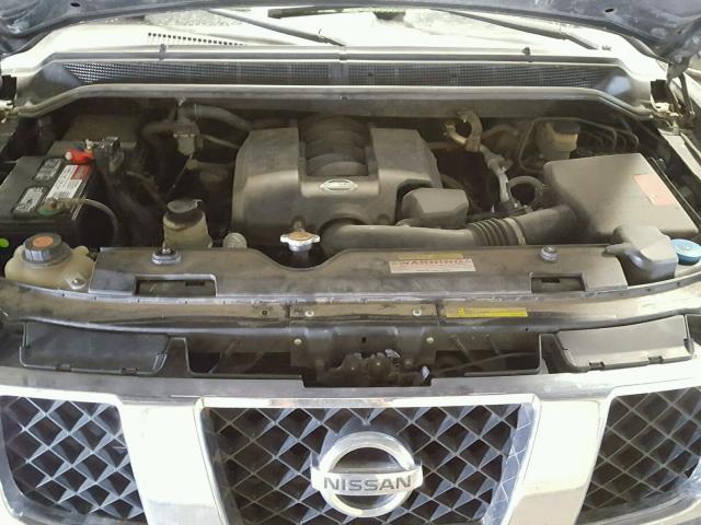 1N6BA07B45N571723 - 2005 NISSAN TITAN XE BLACK photo 7