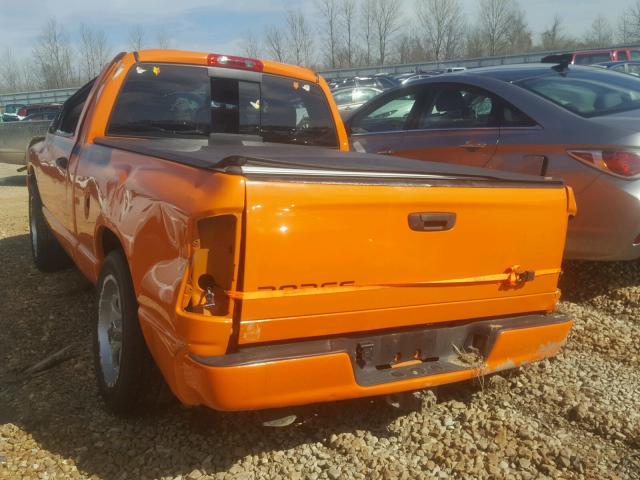 1D7HA16D05J517435 - 2005 DODGE RAM 1500 S ORANGE photo 3