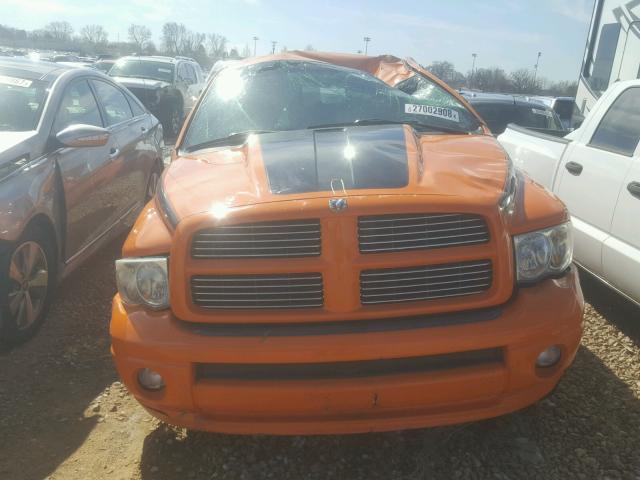 1D7HA16D05J517435 - 2005 DODGE RAM 1500 S ORANGE photo 7